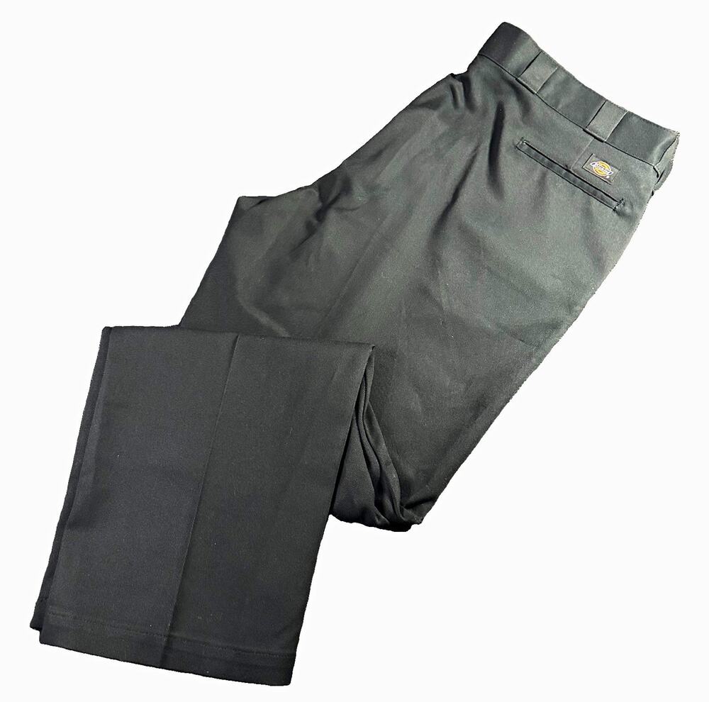 Dickies 874 Flex Work Pants Mens 46x32 Black Original Fit Tough Max Chino Skate